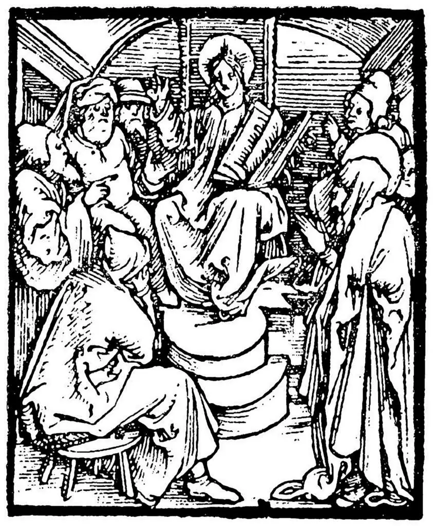 Dürer - Woodblocks &  Etchings: Christ With The Doctors