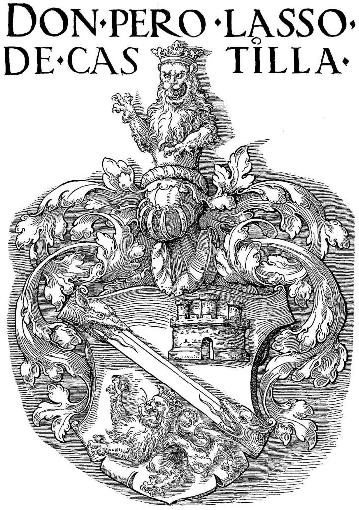 Dürer - Woodblocks &  Etchings: Coat Of Arms Of Don Pedro Lasso