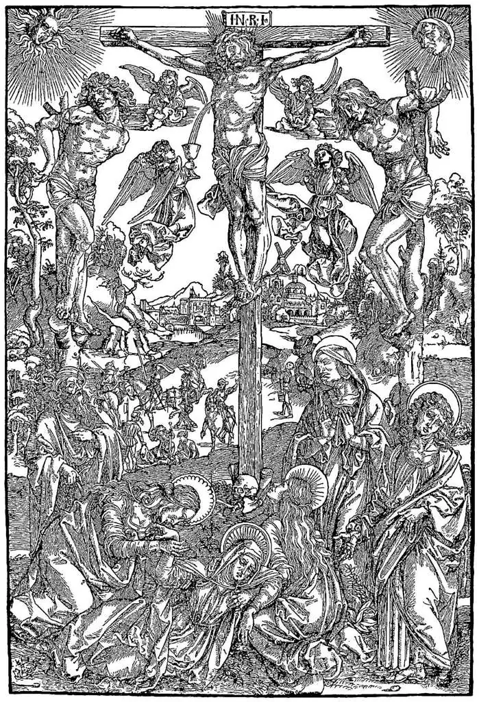 Dürer - Woodblocks &  Etchings: Crucifixion