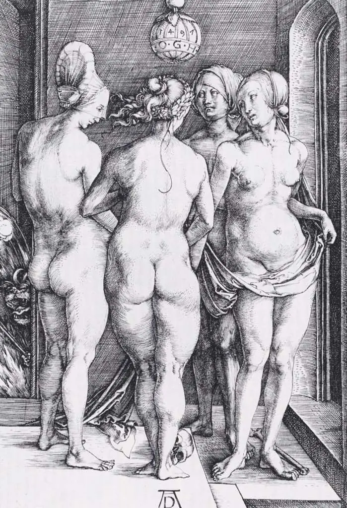 Dürer - Woodblocks &  Etchings: Four Witches