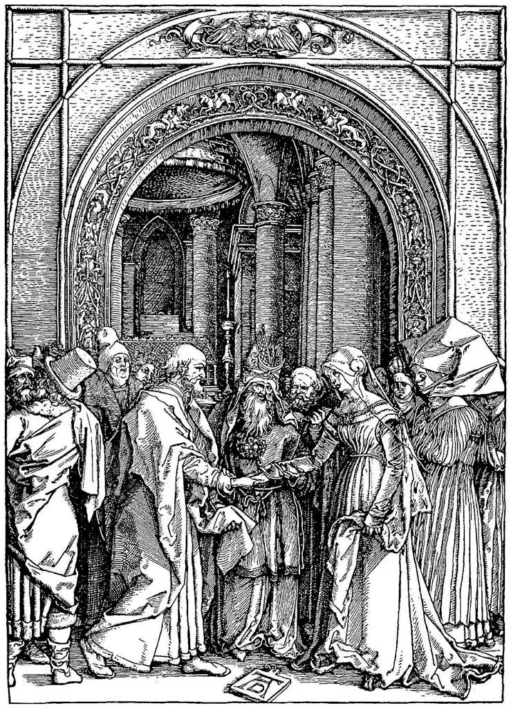 Dürer - Woodblocks &  Etchings: Marriage Of The Virgin