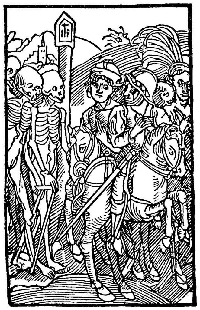 Dürer - Woodblocks &  Etchings: Meeting Between The Living And The Dead