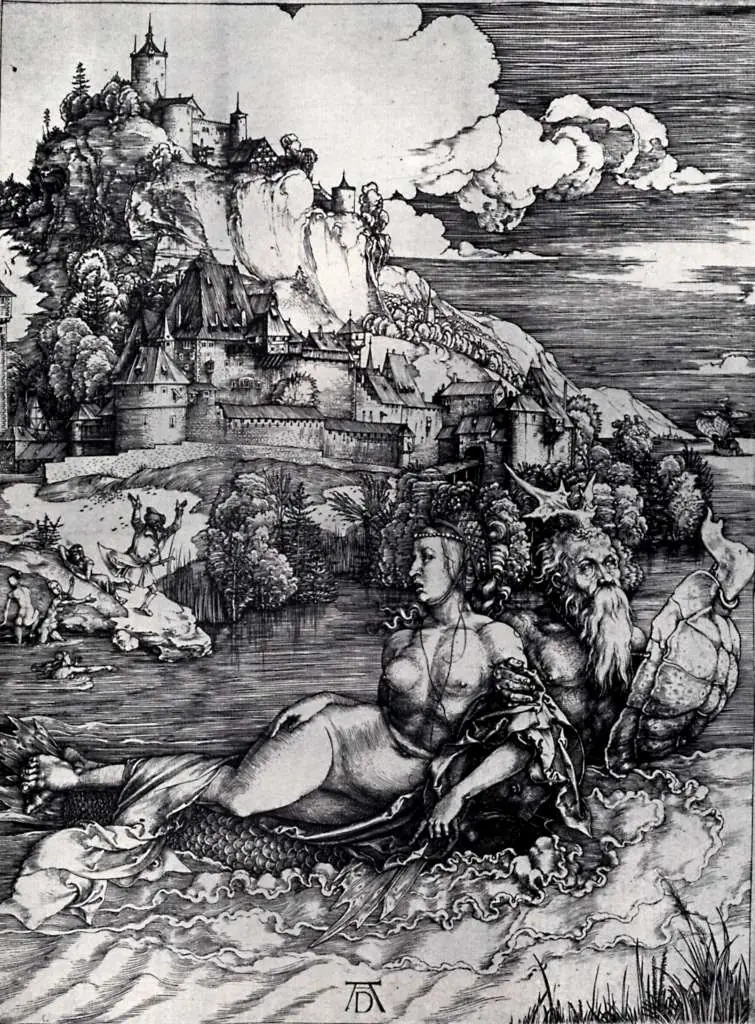 Dürer - Woodblocks &  Etchings: Oceam Miracle
