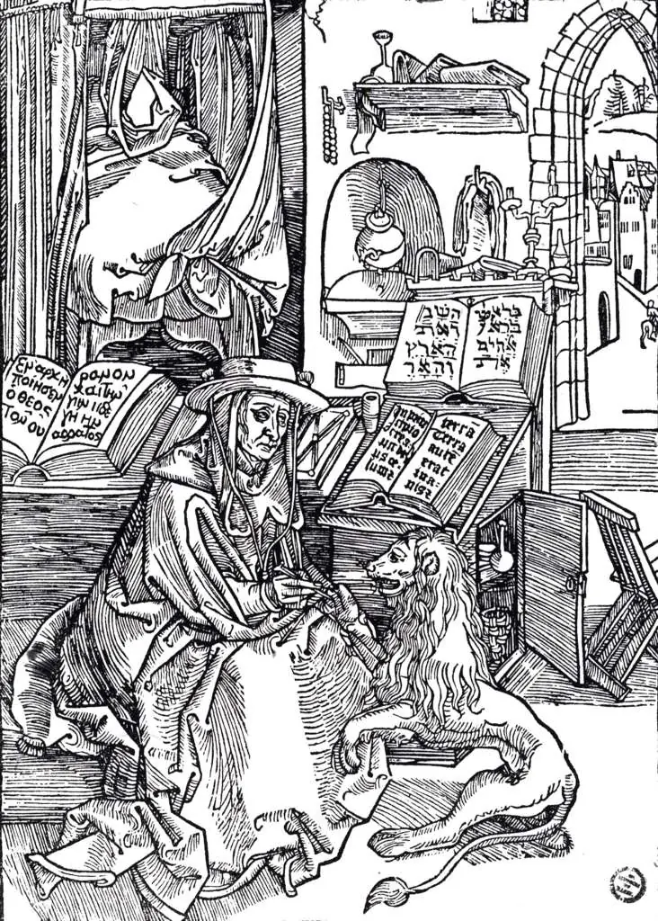 Dürer - Woodblocks &  Etchings: Saint Hieronymus