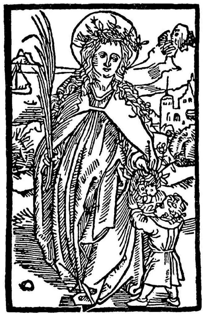 Dürer - Woodblocks &  Etchings: St Dorothy