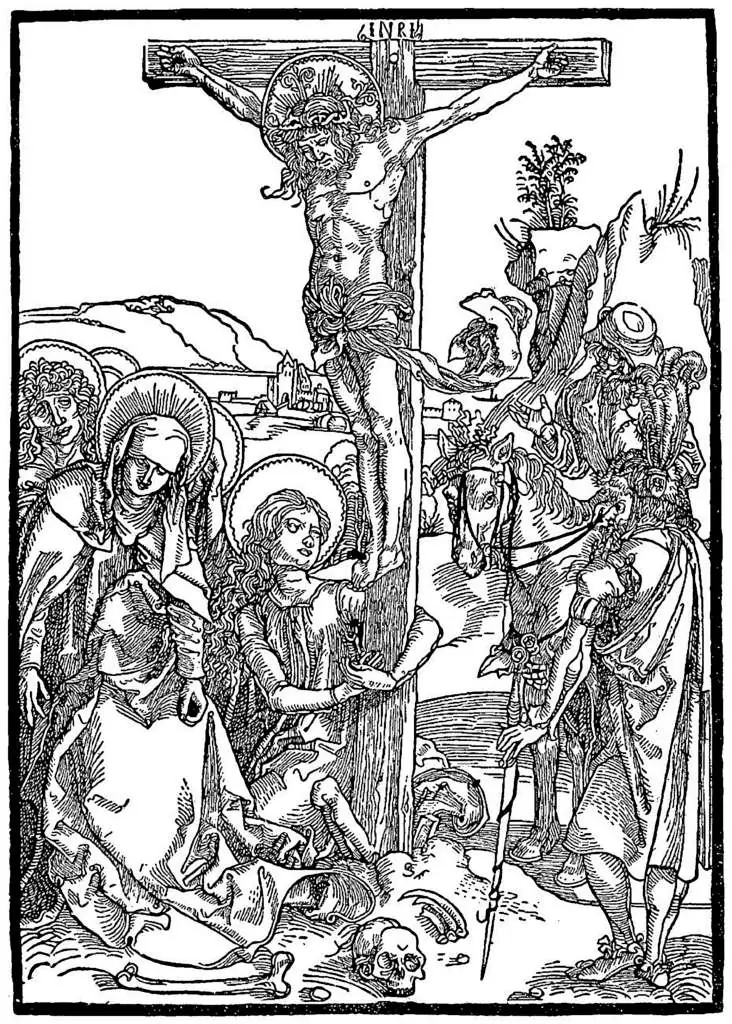 Dürer - Woodblocks &  Etchings: The Albertina Passion - Crucifixionjpg