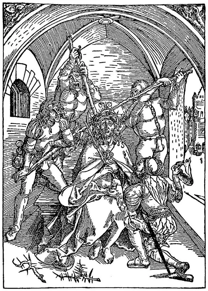 Dürer - Woodblocks &  Etchings: The Albertina Passion - The Crowning With Thorns