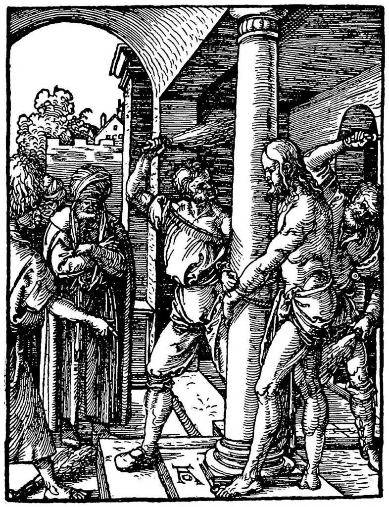 Dürer - Woodblocks &  Etchings: The Flagellation Of Christ