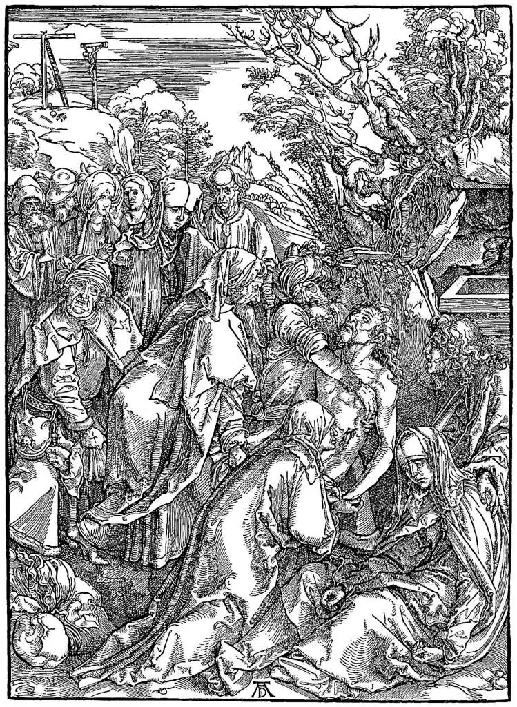 Dürer - Woodblocks &  Etchings: The Great Passion The Entombment