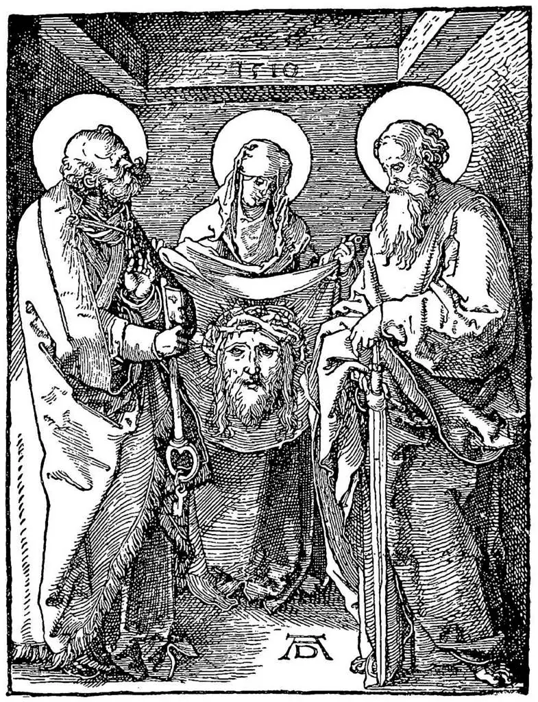 Dürer - Woodblocks &  Etchings: The Sudarium Of St Veronica