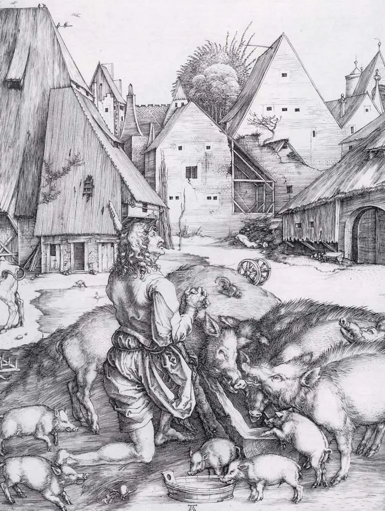 Dürer - Woodblocks &  Etchings: The Prodigal Son