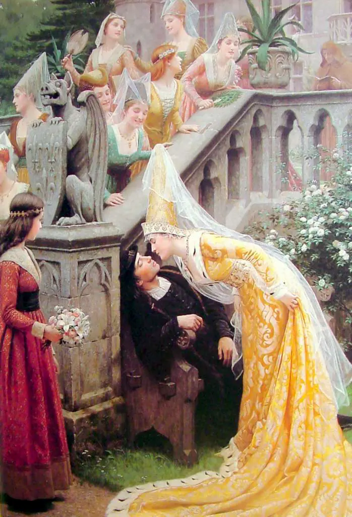 Edmund Blair Leighton: Alain Chartier