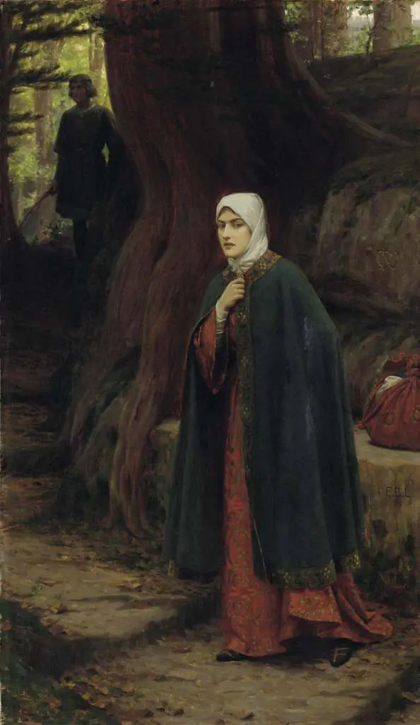 Edmund Blair Leighton: Footsteps