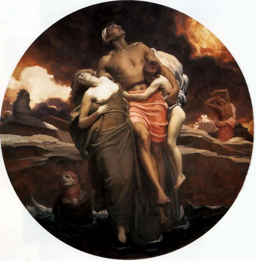 Frederic Lord Leighton: And The Sea Gave Up The Dead Which Were In It