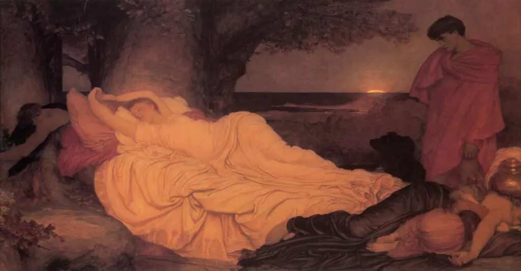 Frederic Lord Leighton: Cymon And Iphigenia