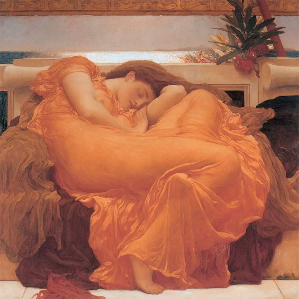 Frederic Lord Leighton: Flaming June