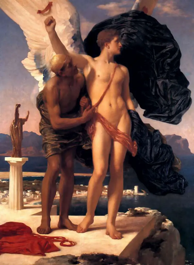 Frederic Lord Leighton: Icarus