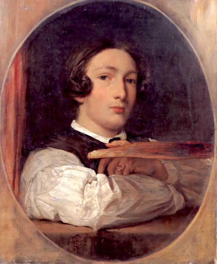 Frederic Lord Leighton: Self Portrait As A Boy