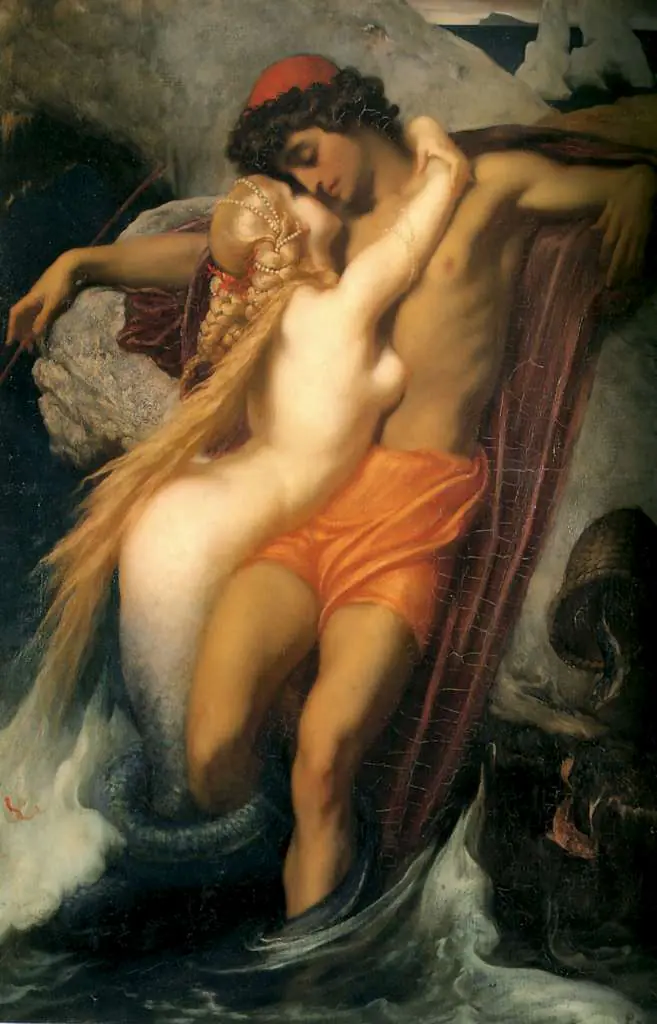 Frederic Lord Leighton: The Fisherman And The Syren