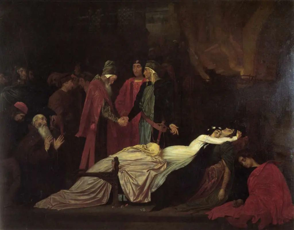 Frederic Lord Leighton: The Reconciliation Of The Montagues And The Capulets