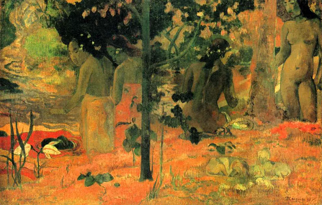 Gauguin: Bathing One