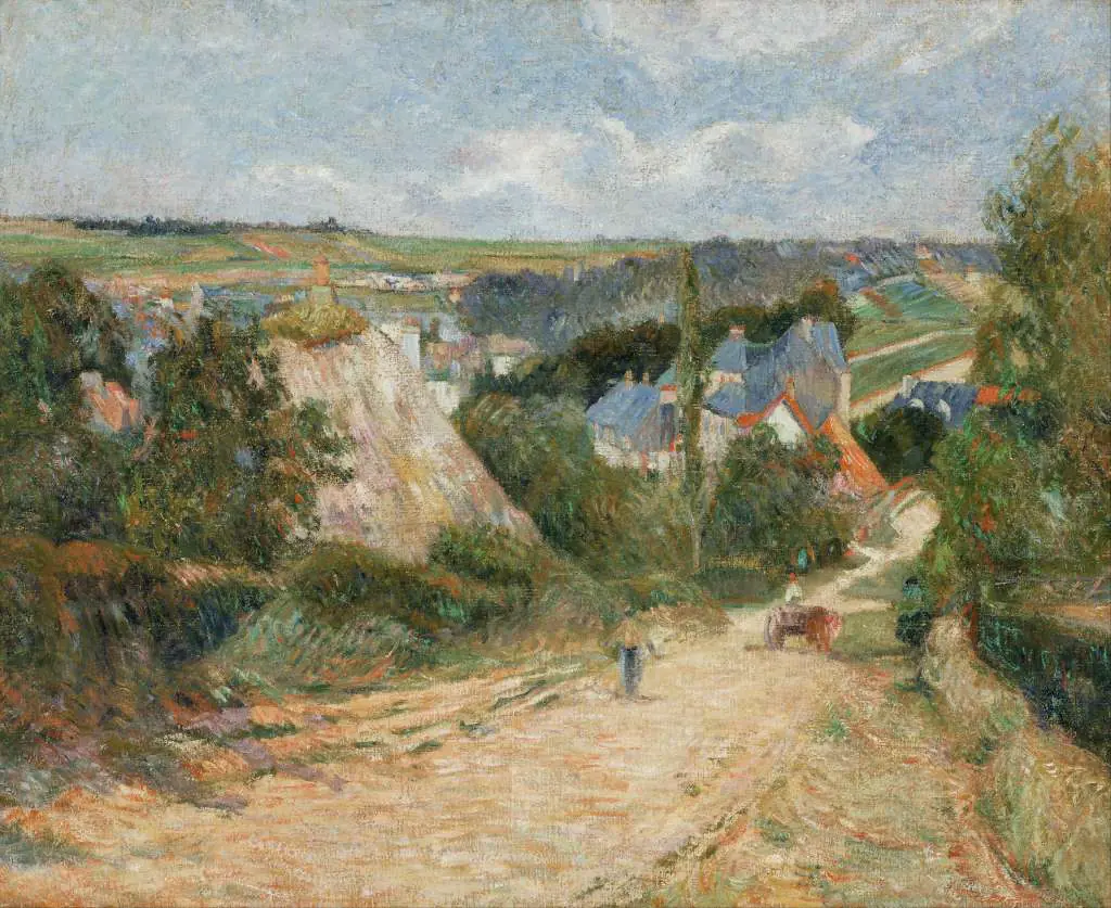 Gauguin: Entrance To The Village Of Osny