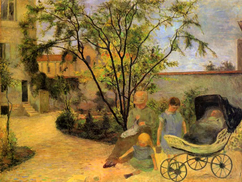 Gauguin: Garden In The Rue Carcel
