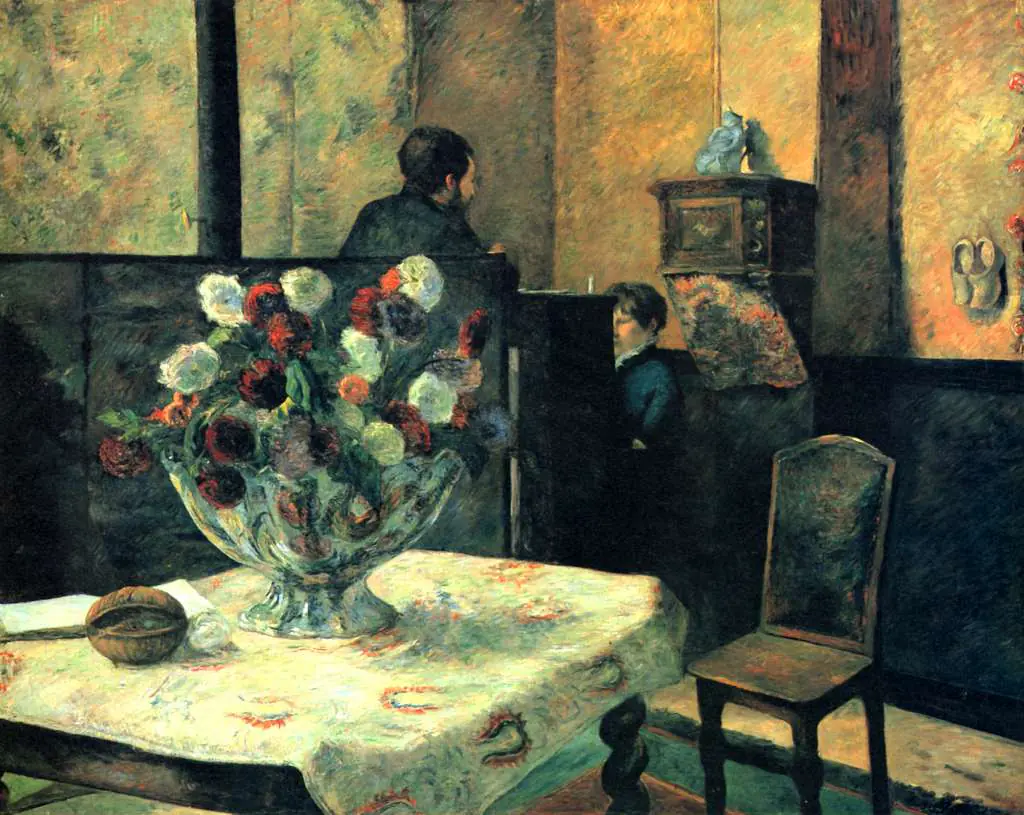 Gauguin: Interieur Of The Painter In The Rue Carcel