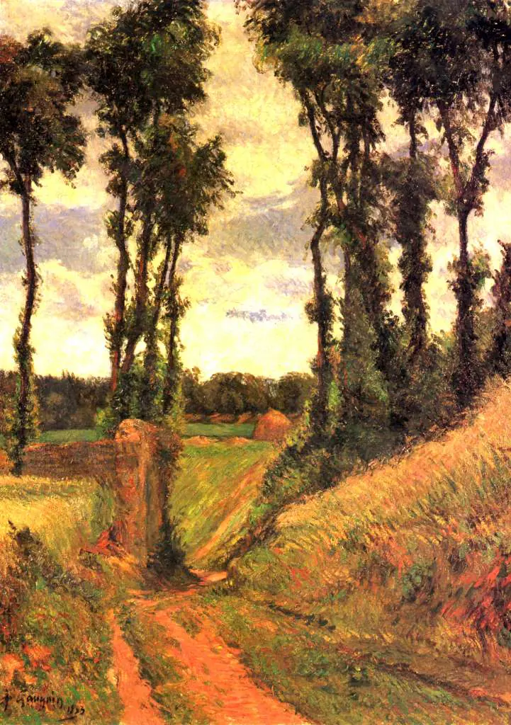 Gauguin: Pappeln