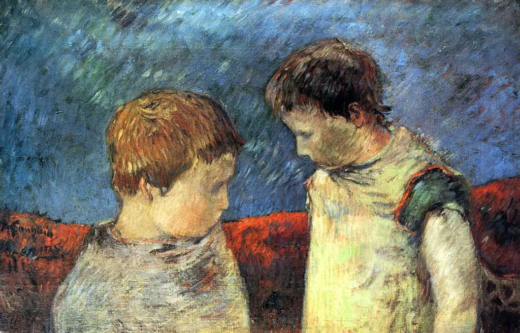 Gauguin: Portrait Of Two Boys