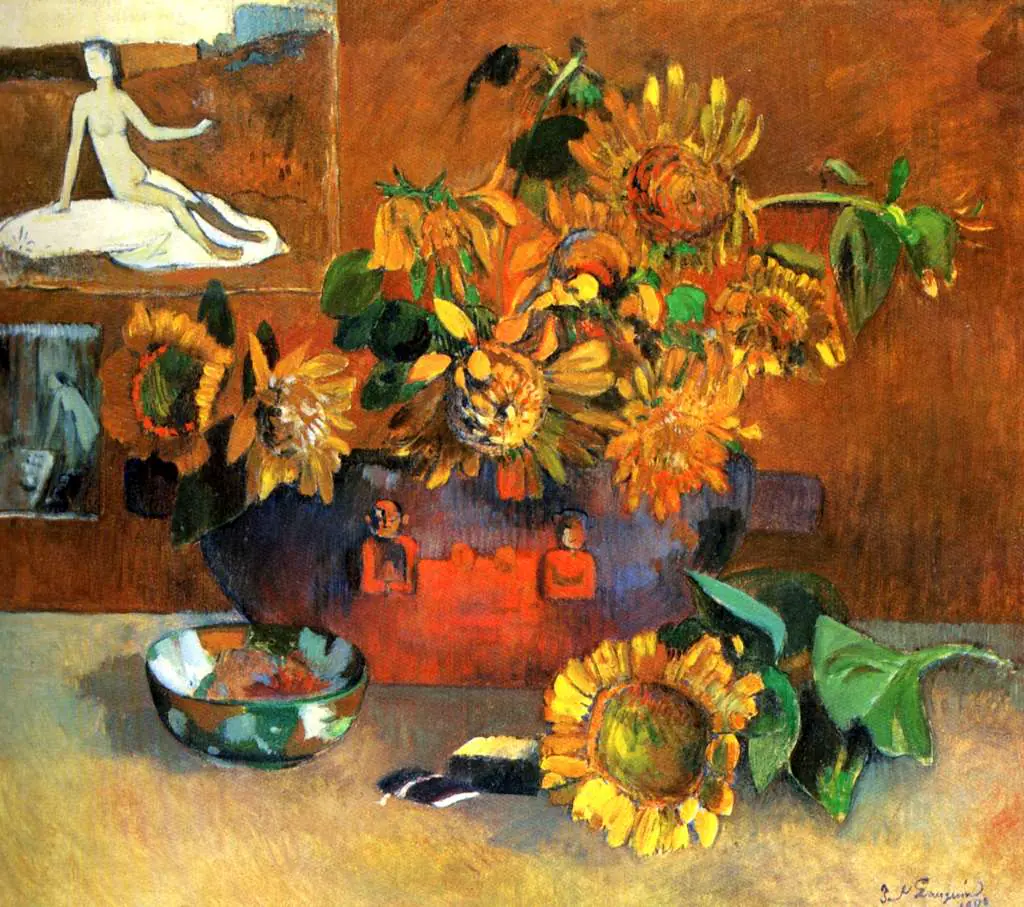 Gauguin: Still Life Sunflowers