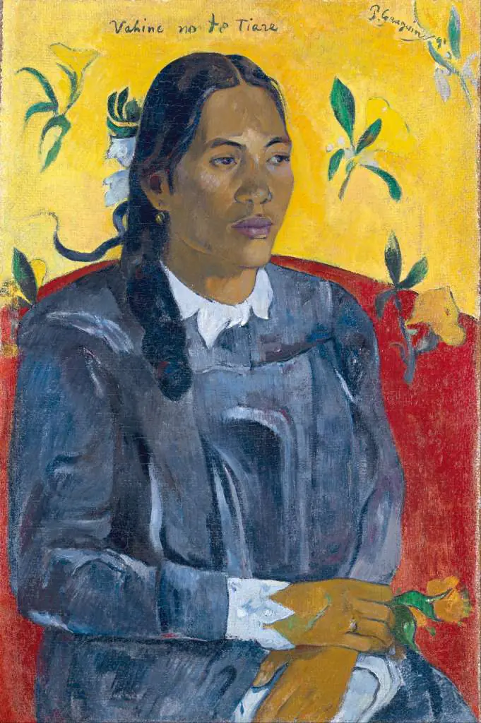 Gauguin: Tahitian Woman With A Flower