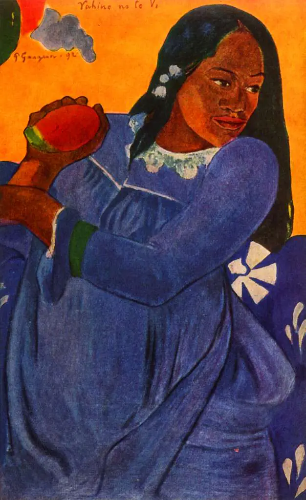 Gauguin: Tahitierin With Mango