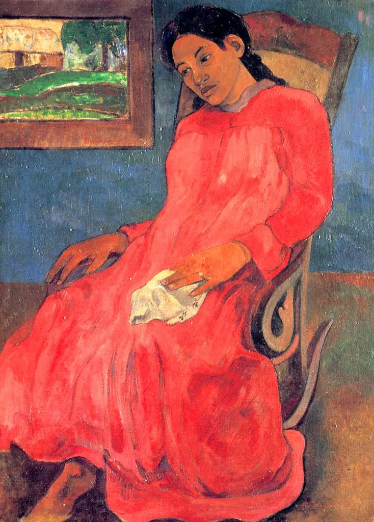 Gauguin: The Woman In The Red Dress