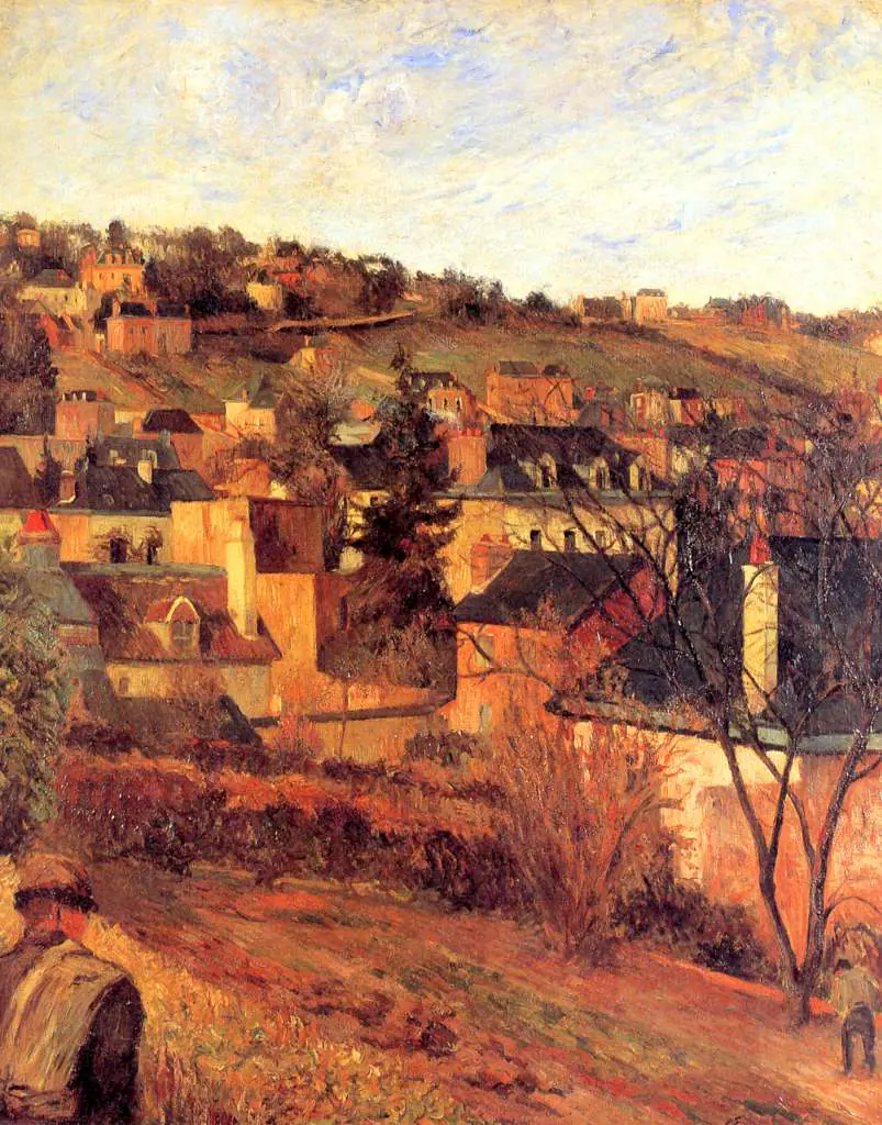 Gauguin: The Blue Roofs Close To Rouen