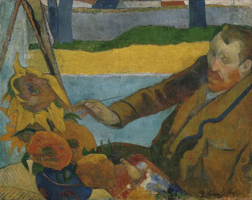 Gauguin: Vincent Van Gogh Painting Sunflowers
