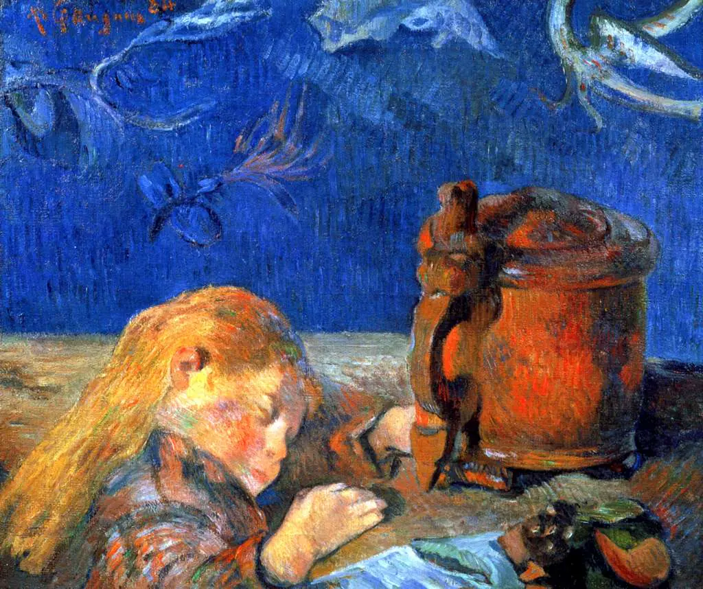 Gauguin: Young Girl Sleeping