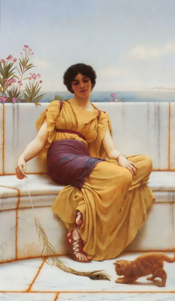 Godward: Idleness 1900