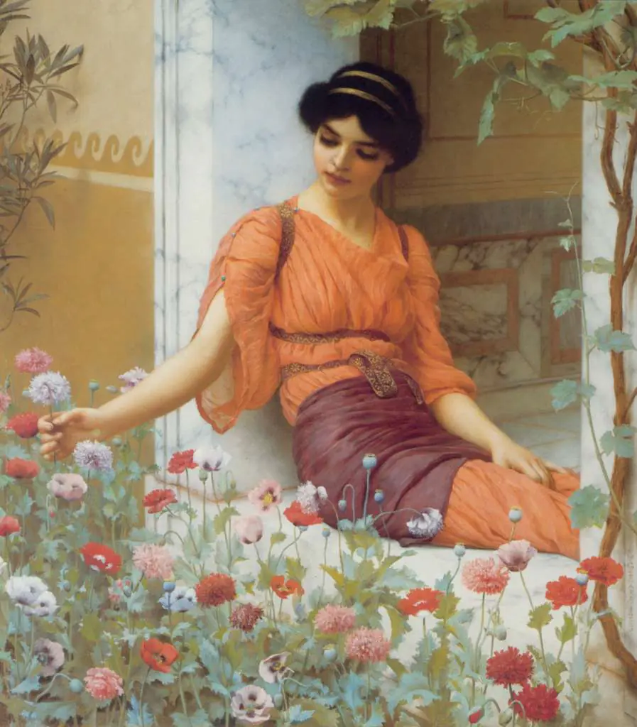 Godward: Summer Flowers 1903