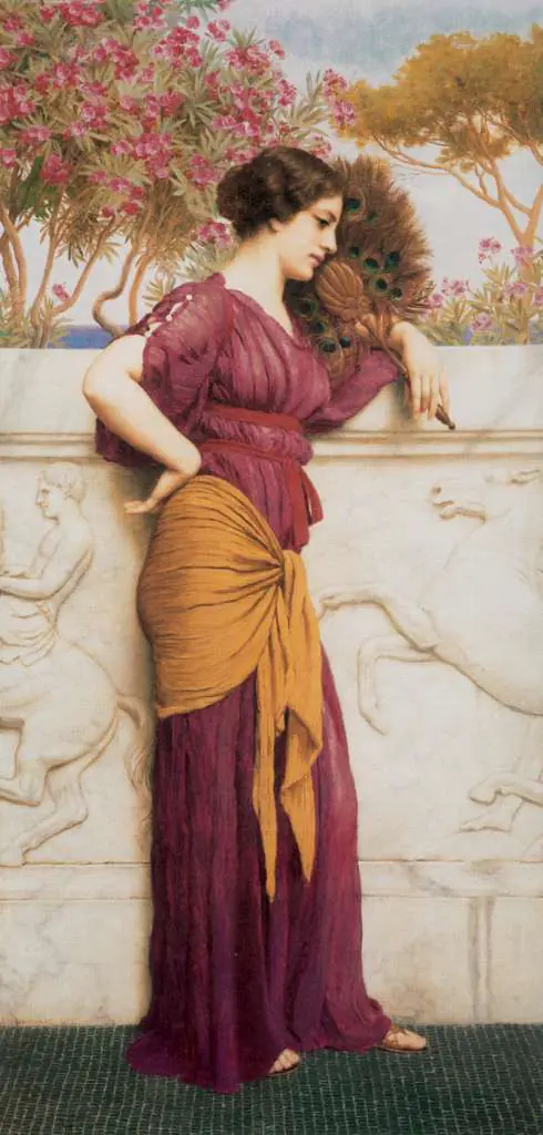 Godward: The Peacock Fan 1912