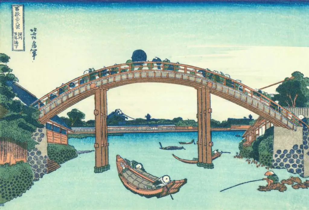 Hokusai: Mannen-bridge