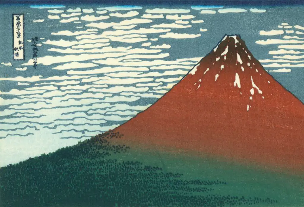 Hokusai: Red-fuji