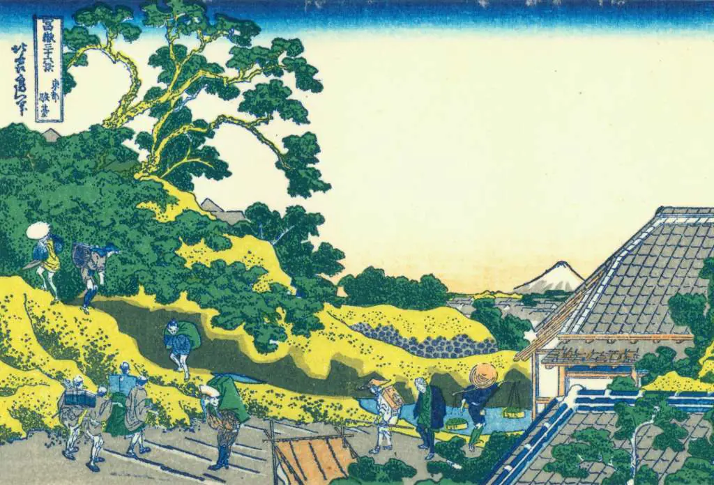 Hokusai: Suruga-hill