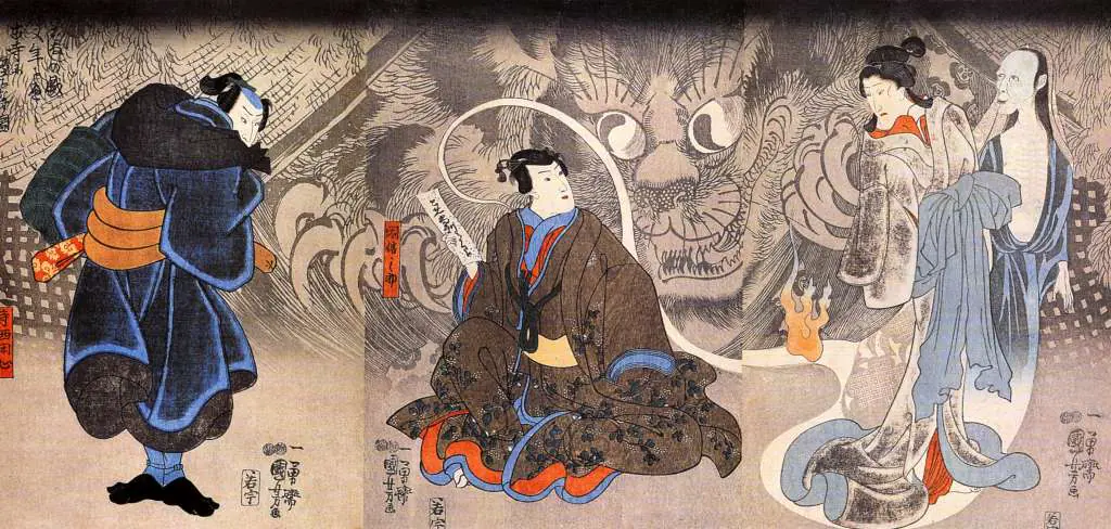 Japan Art: Apparition Of The Monstrous Cat