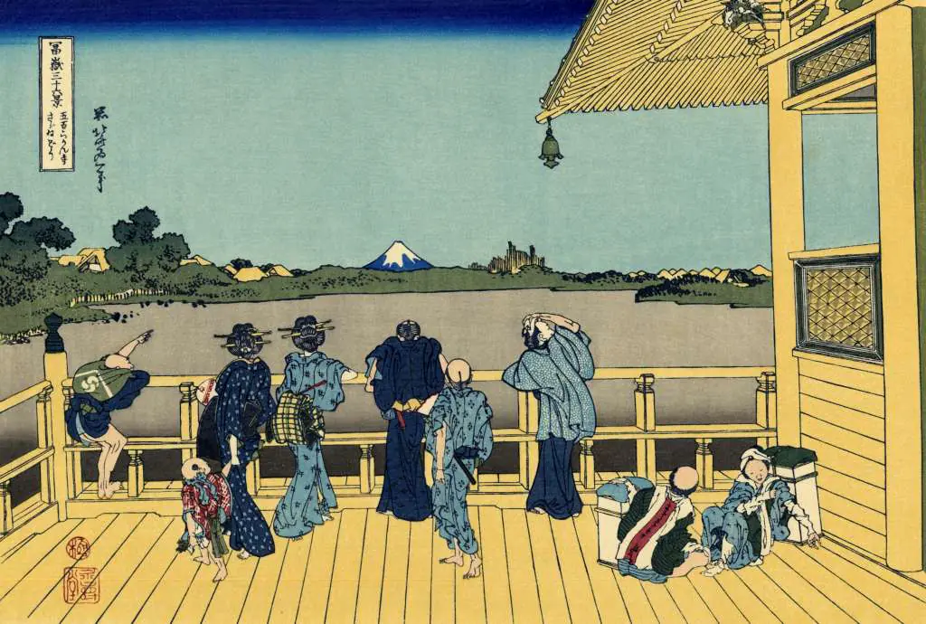 Japan Art: Sazai Hall - 500 Rakan Temples