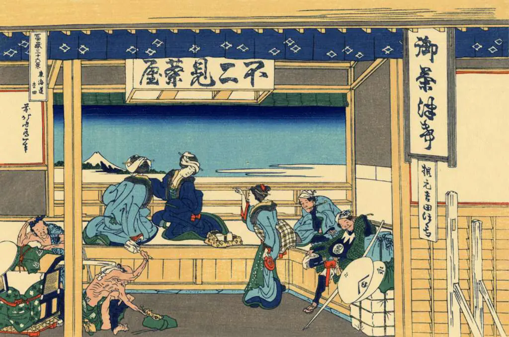 Japan Art: Yoshida At Tokaido