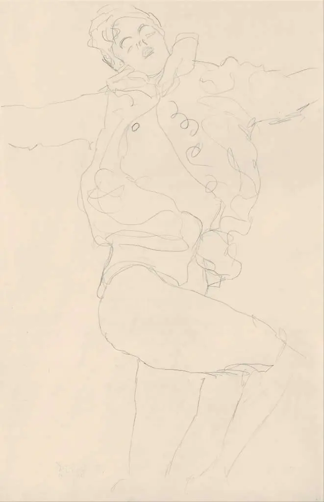 Klimt: Dancing Woman With Cape