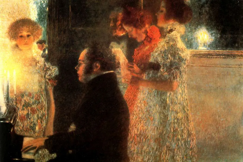 Klimt: Schubert At The Piano