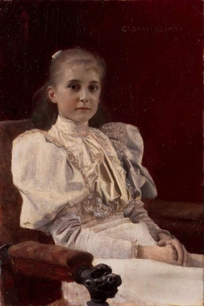 Klimt: Seated Young Girl