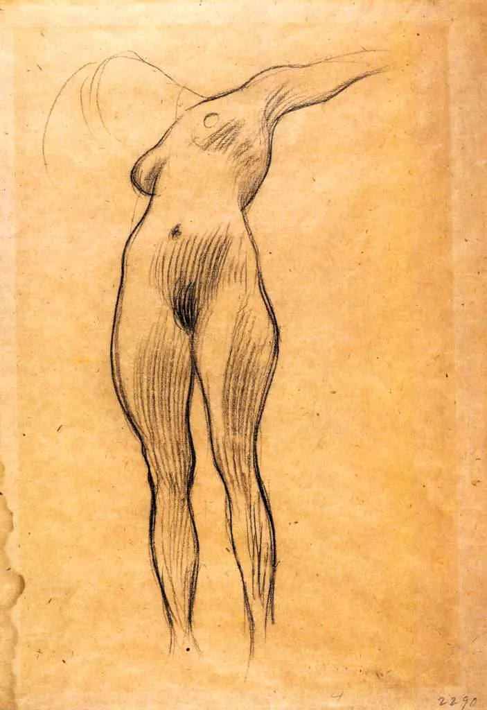 Klimt: Study For The Faculty Image Medicine